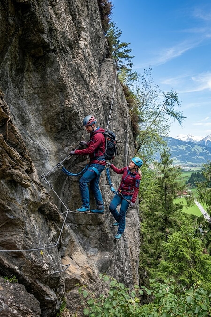 1. Huterlaner Klettersteig – Der historische Genuss-Klassiker
