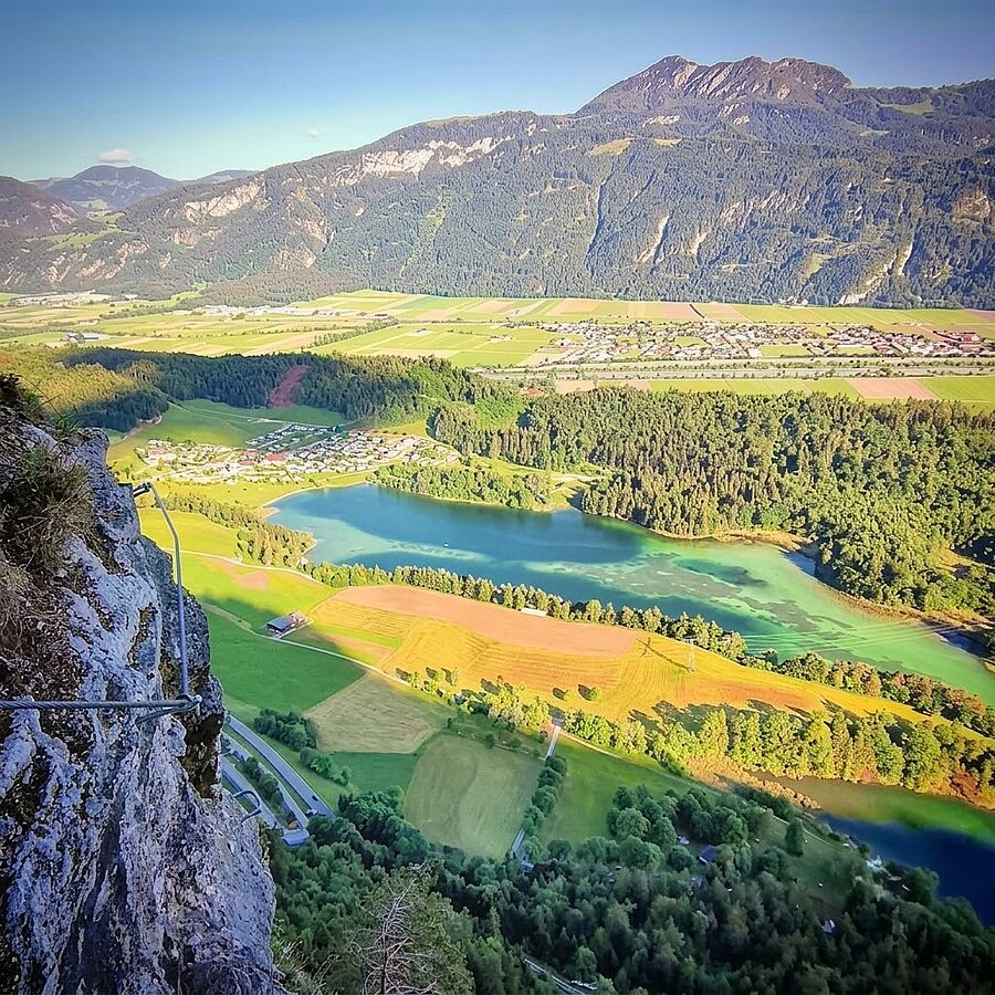 3. Reinthaler See Klettersteig (Kramsach) – Das Sport-Highlight mit See-Panorama